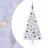Vidaxl kunstkerstboom met 150 led wit 120 cm pvc en staal