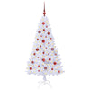 Vidaxl kunstkerstboom met 150 led wit 150 cm pvc en staal