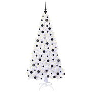 Vidaxl kunstkerstboom met 300 led wit 180 cm pvc en staal - afbeelding 3