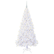 Vidaxl kunstkerstboom met 300 led wit 180 cm pvc en staal - afbeelding 3
