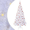 Vidaxl kunstkerstboom met 300 led wit 210 cm pvc en staal