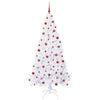 Vidaxl kunstkerstboom met 300 led wit 210 cm pvc en staal