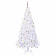 Vidaxl kunstkerstboom met 300 led wit 210 cm pvc en staal - afbeelding 3