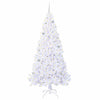 Vidaxl kunstkerstboom met 300 led wit 210 cm pvc en staal