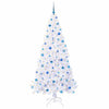 Vidaxl kunstkerstboom met 300 led wit 210 cm pvc en staal