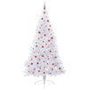 Vidaxl kunstkerstboom met 300 led wit 240 cm pvc en staal