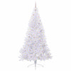 Vidaxl kunstkerstboom met 300 led wit 240 cm pvc en staal