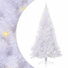 Vidaxl kunstkerstboom met 300 led wit 240 cm pvc en staal