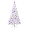 Vidaxl kunstkerstboom met 300 led wit 240 cm pvc en staal