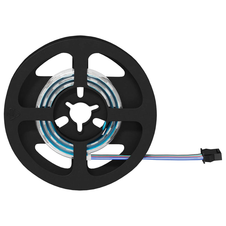 Vidaxl led-strip 2 st zwart en transparant koper en kunststof