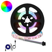 Vidaxl led-strip 2 st zwart en transparant koper en kunststof - afbeelding 1