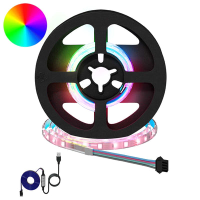 Vidaxl led-strip 2 pcs zwart en transparant 250 mm koper en kunststof