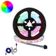 Vidaxl led-strip 2 st zwart en transparant koper en kunststof
