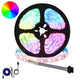 Vidaxl led-strip 2 st zwart en transparant koper en kunststof