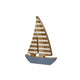 Decoris decoratie boot hout 1,5x13x18cm fsc 100%