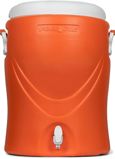Pinnacle platino 10 gallon - geïsoleerde drankdispenser drankkoeler met kraantje - 40 liter - oranje