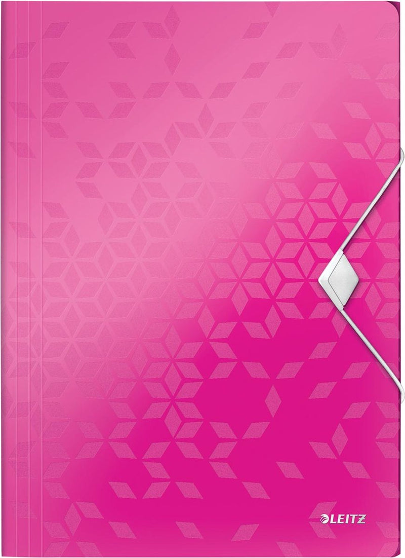 Leitz elastomap wow 4599 4599-00-23 din a4 roze 1 stuks