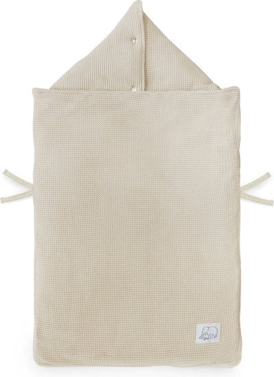 Deryan - voetenzak voor autostoel kinderwagen - footmuff maxi cosi, kinderwagen of autostoel - nougat