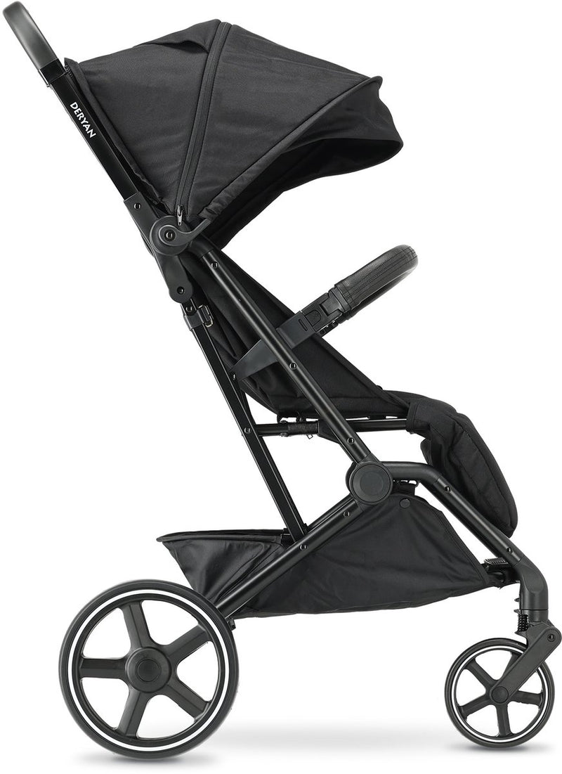 Deryan luxe xp buggy xl - compact lichtgewicht - zwart