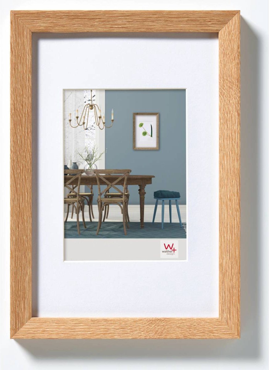 Walther fiorito - mdf houten lijst - fotoformaat 24x30 cm - licht eiken