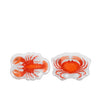 Decoris bord zeedier glas 17,5x26,5x2,5cm