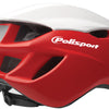 Polisport helm Aero Road mat rood glans wit zwart L 58-61cm