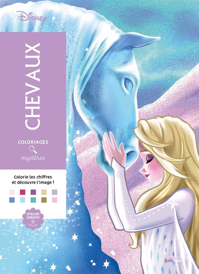 Hachette heroes atelier créatif disney coloriages mystères coloriages mysteres disney - chevaux - hachette - kleuren op nummer kleurboek voor volwassenen
