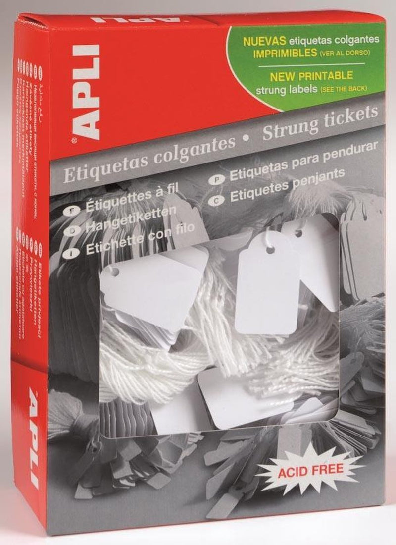 Apli label karton nr 392 36x53mm wit 500 stuks