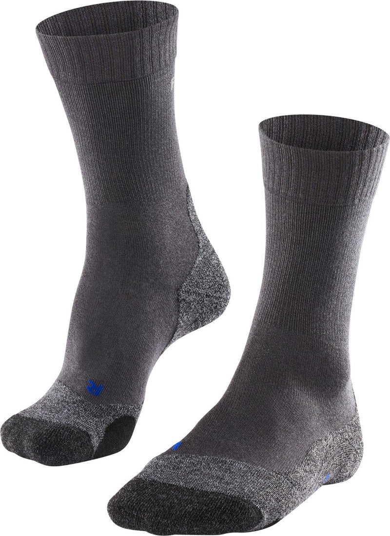 Falke tk2 cool anti-blaar dik lyocell functioneel materiaal wandelsokken dames grijs - maat 39-40