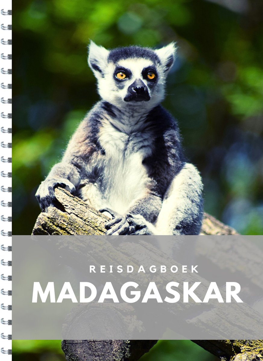 Merkloos sans marque reisdagboek madagaskar - schrijf je eigen reisboek