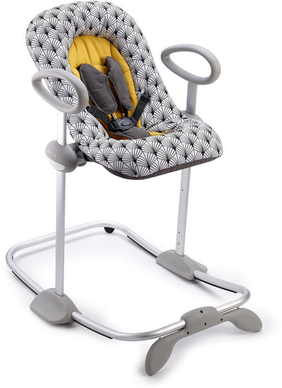Béaba up down wipstoel baby - in hoogte verstelbare schommelstoel - babyschommel - 4 hoogtes 3 ligstanden - inclusief 5-punts gordel - meerkleurig