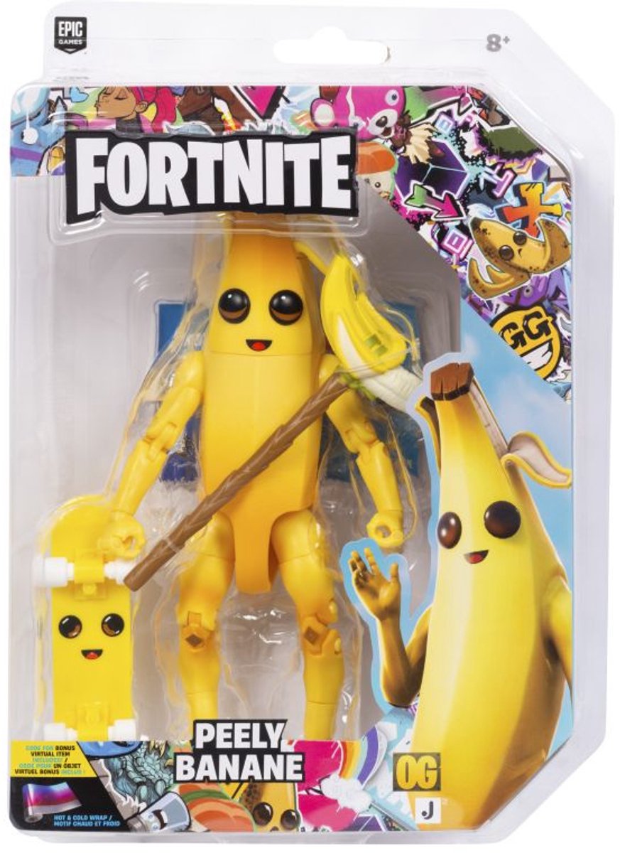 Jazwares fortnite - 1 figure pack (legendary series) peely