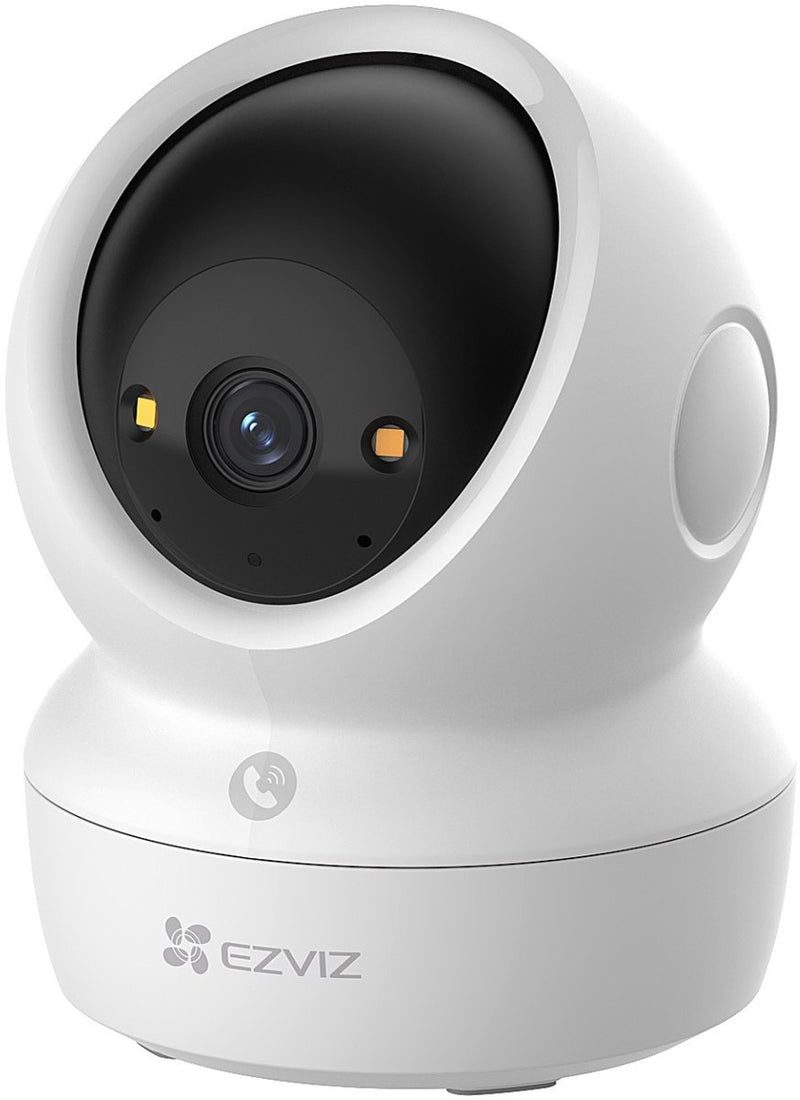 Ezviz h6c 4k beveiligingscamera binnen – 360° pan tilt – nachtmodus-mensdetectie–huisdiercamera - petcam - bewegings- en geluidsdetectie - tweerichtingsaudio- geen maandkosten
