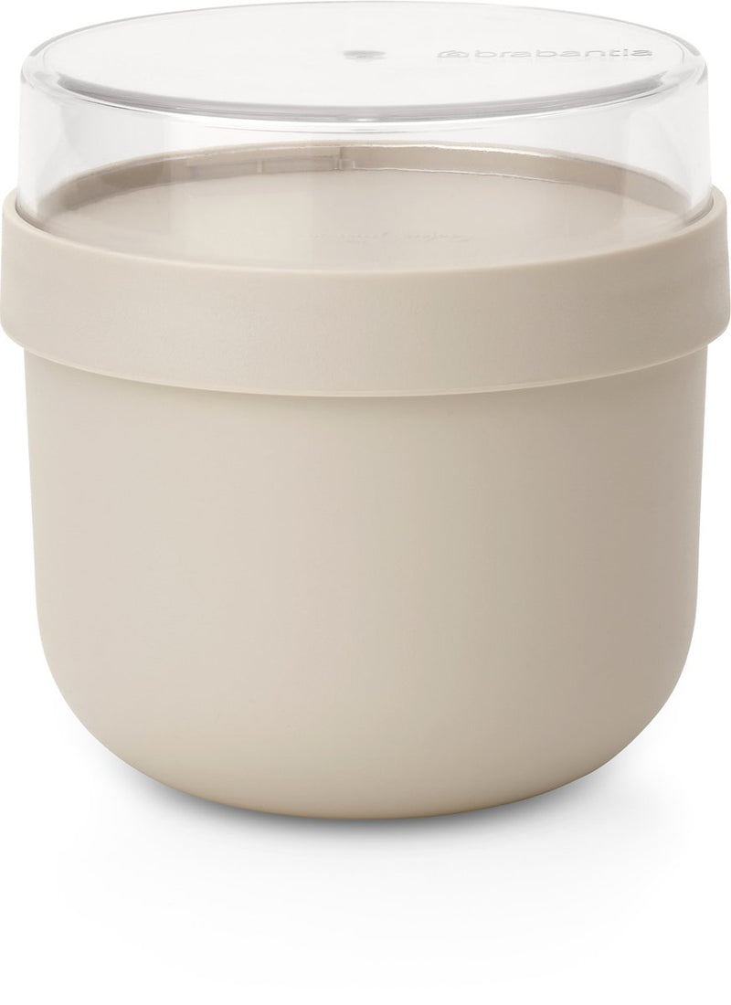 Brabantia make take yoghurt beker to go - 500 ml - soft beige