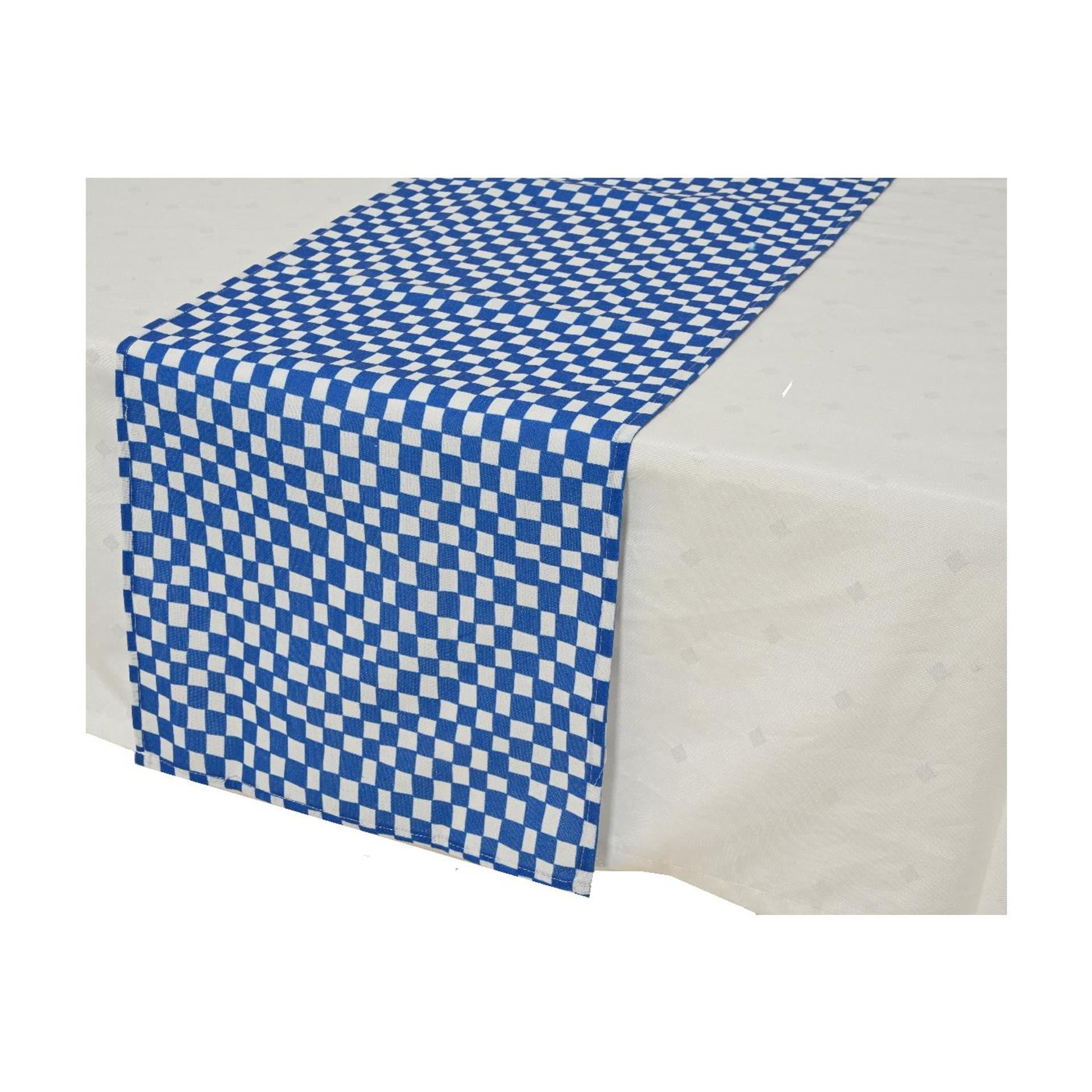 Decoris tafelloper polyester katoen 32x140cm