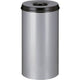 V-part - vlamdovende papierbak 50 ltr - steel - aluminiumgrijs, zwart