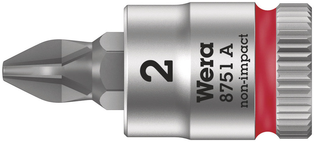 Wera 8751 a zyklop bit dop-combinatie met 1 4 aandrijving , ph 1 x 28 mm - 1 stuk(s) - 05003350001