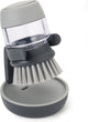 Joseph joseph palm scrub afwasborstel met zeepreservoir houder - grijs