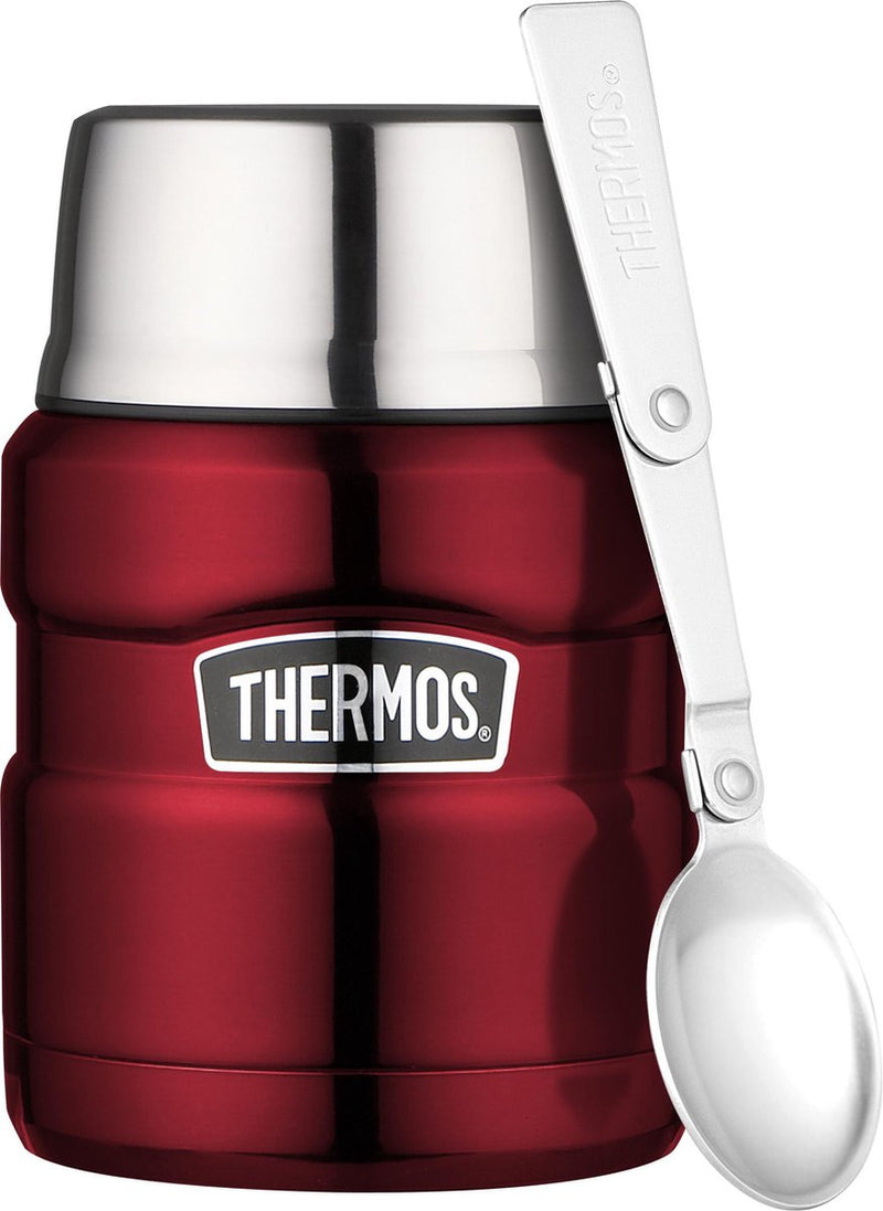 Thermos geïsoleerde voedseldoos 0.45l rood - - 184807