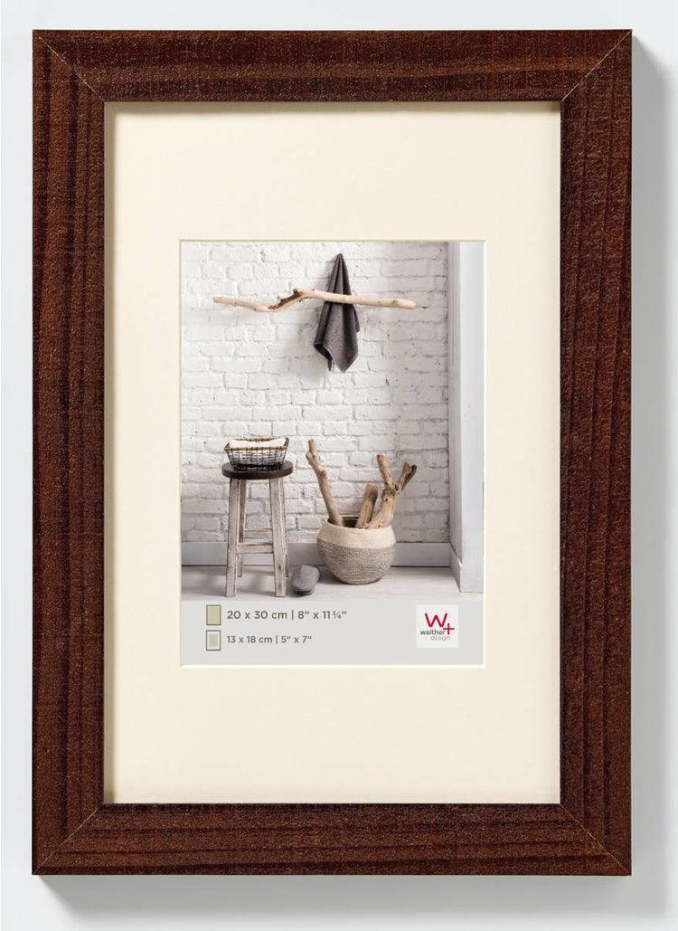 Walther home - houten lijst - fotoformaat 10x15 cm - walnoot