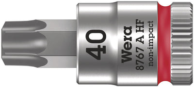 Wera 8767 a hf torx® zyklop bit dop-combinatie met 1 4 aandrijving met vasthoudfunctie , tx 40 x 28 mm - 1 stuk(s) - 05003371001