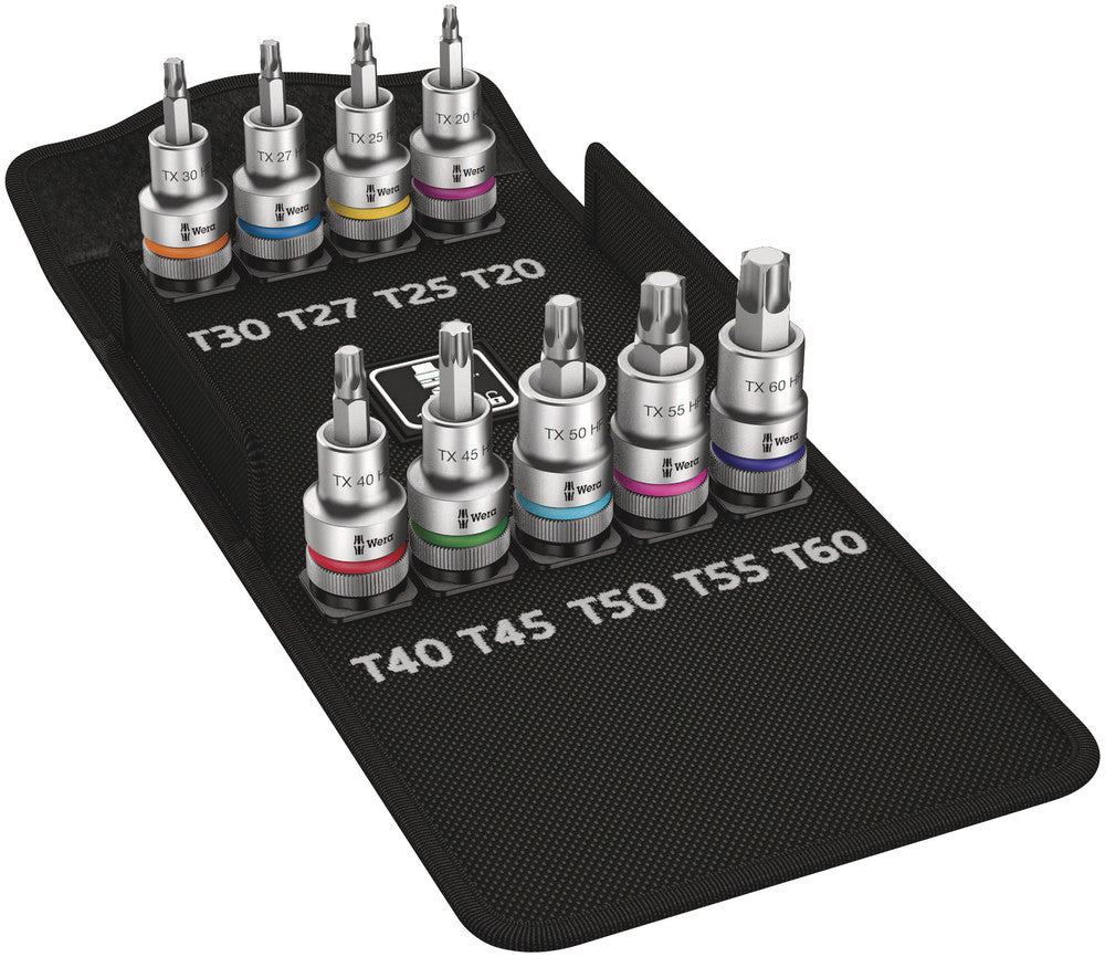 Wera 8767 hmc hf 1 zyklop bit-doppen-set torx dopsleutel (9-delig)