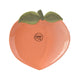Decoris bord dolomiet 16x16x2cm perzikvorm