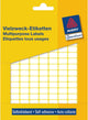 Avery huismerk 3306 handmatige etiket 13x8mm wit
