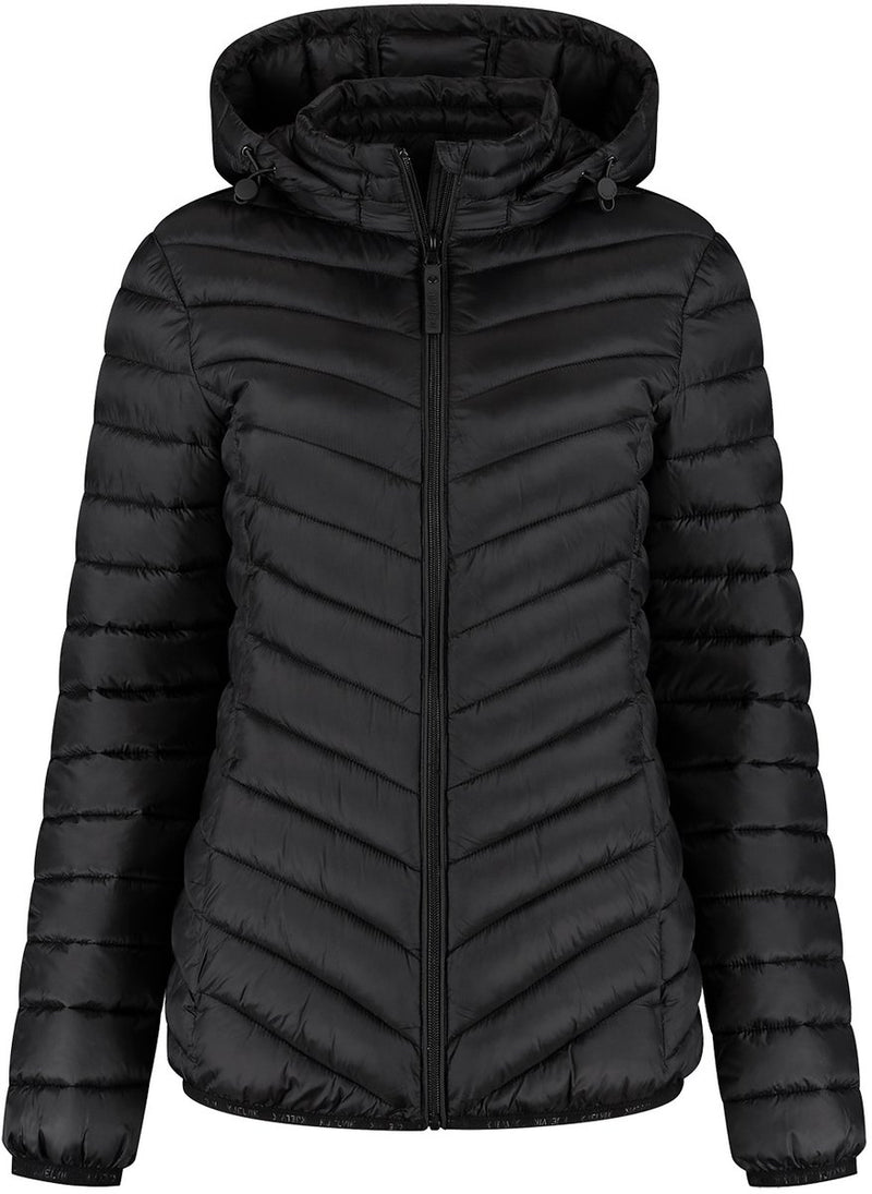 Kjelvik outdoorjas sanna zwart