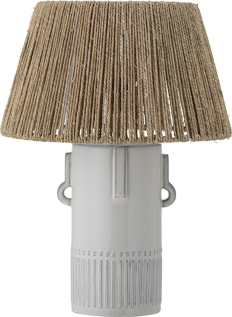 Bloomingville - rama tafellamp - wit - aardewerk