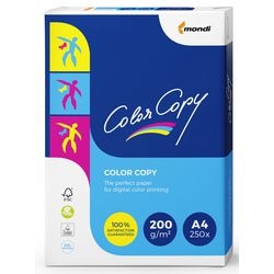 Color copy kopieerpapier mondi a4 200 g m² satijn wit 250 vellen