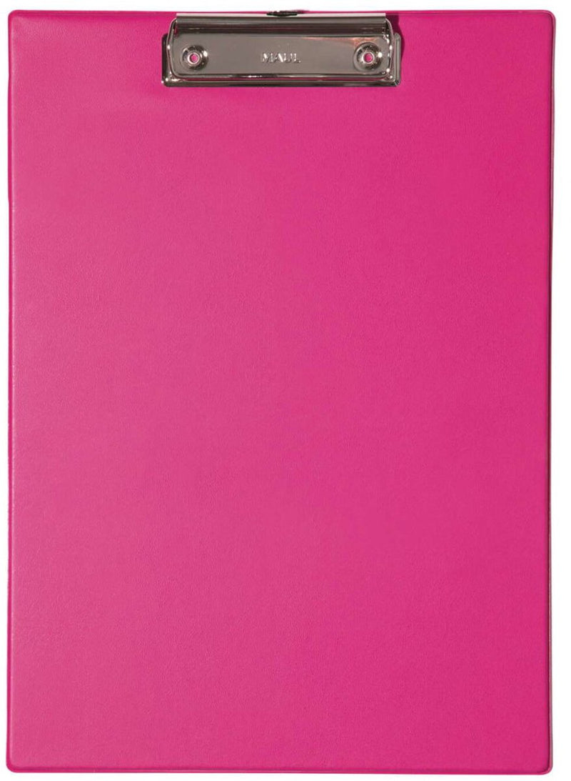 Maul klembord a4 staand formaat karton folie pink