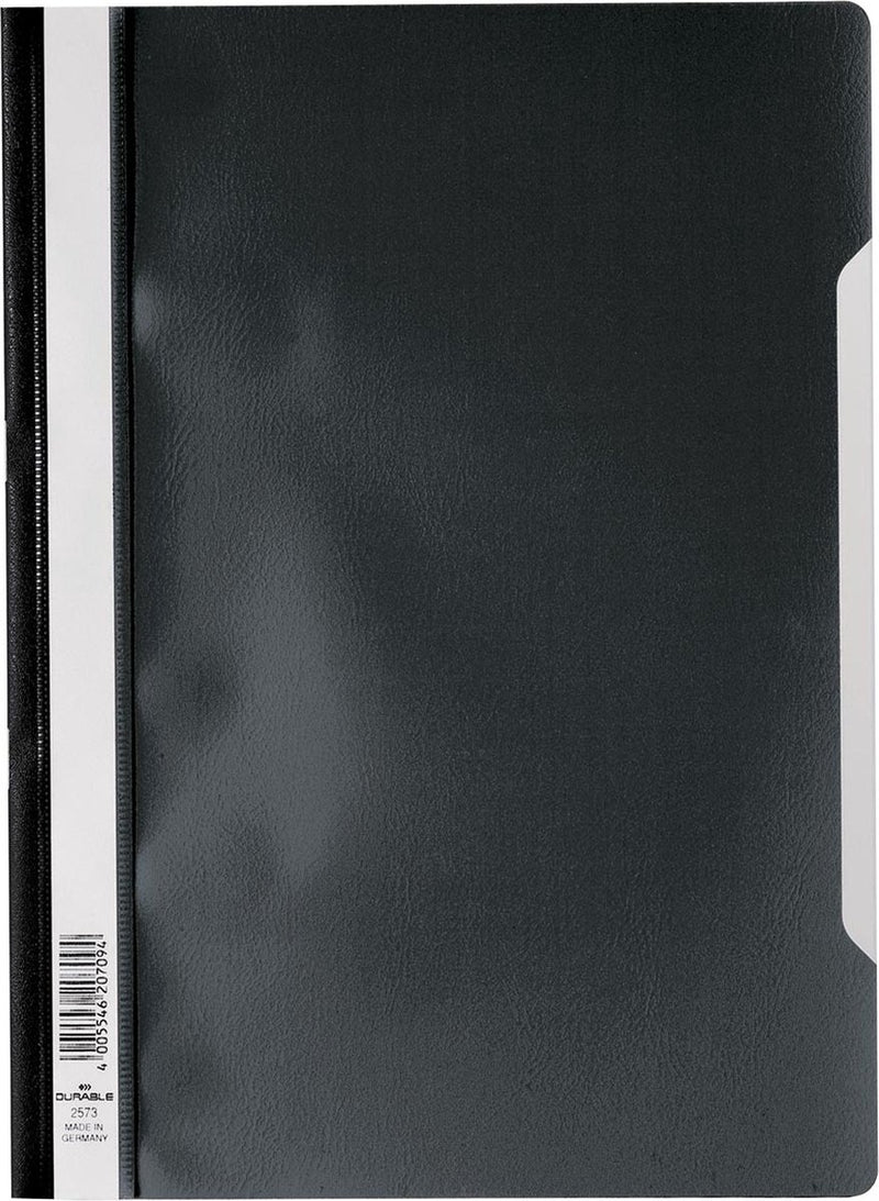 Durable snelhechtmap ft a4 zwart 25 stuks