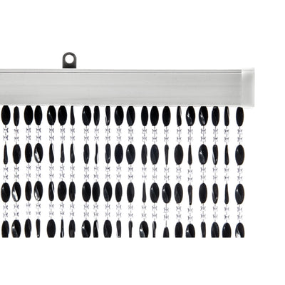 Wicotex vliegengordijn charlotte 90x220cm zwart 100% pvc